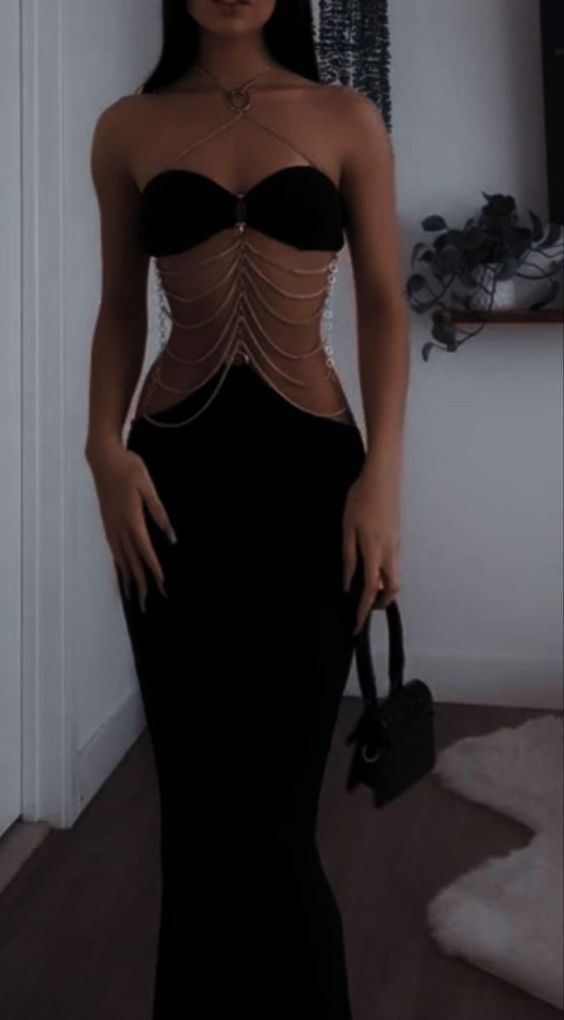 Mermaid Black Prom Dresses Long Prom Birthday Outfits Secondary image