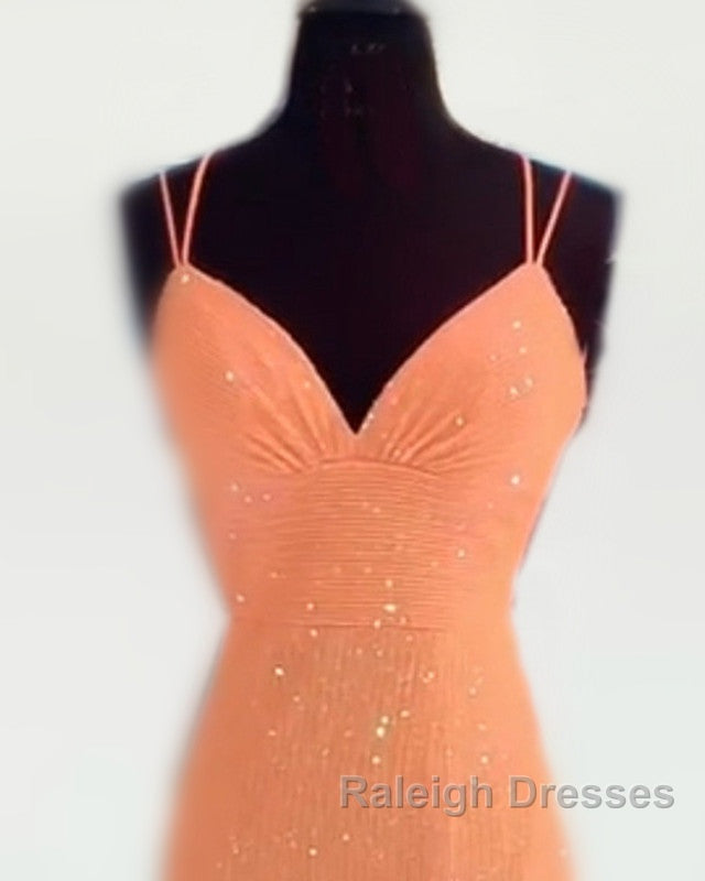 Mermaid Corset Sequin Dress V Neck Split