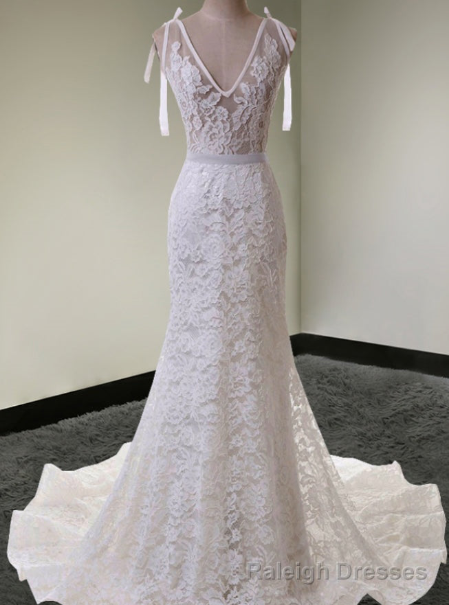 Mermaid Dress Lace Light Gauze Backless Wedding Gowns