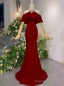 Mermaid Halter Beading Crystal Prom Dress