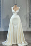 Mermaid Halter Sweetheart Beaded Floor Length Sleeveless With Side Train Prom Dress