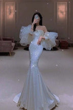 Mermaid Long Prom Dress Charming Evening Dress Birthday Outfits