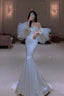 Mermaid Long Prom Dress Charming Evening Dress Birthday Outfits