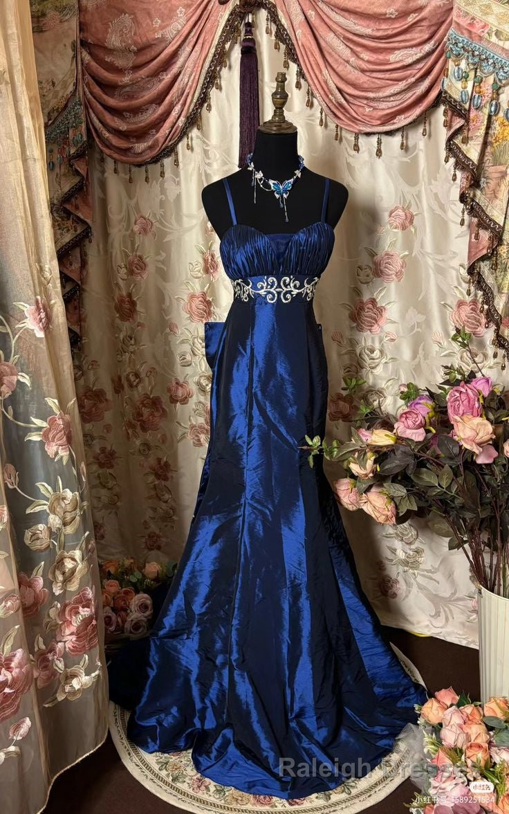 Mermaid Long Prom Dress New Arrival Sexy Blue Evening Dress Secondary image