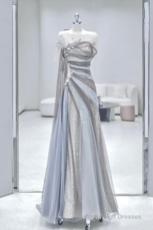 Mermaid Long Prom Dress Tulle Evening Dress Secondary image