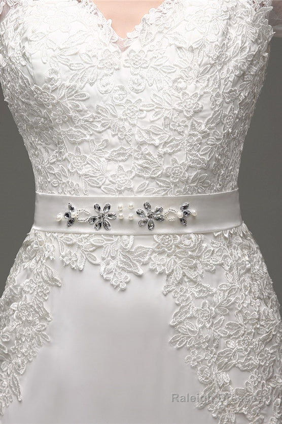 Mermaid Long Sleeves Long Wedding Dresses