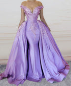 Mermaid Prom Dress Long V Neck Prom Gowns Beaded