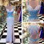Mermaid Prom Dresses,Prom Dress,Slit Prom Dress