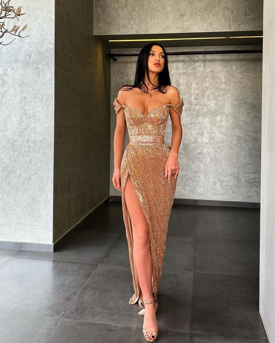 Mermaid Prom Dress Sequin Prom Gowns