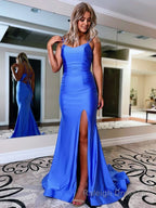 Mermaid Spaghetti Straps Jersey Prom Dress