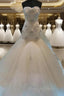 Mermaid Sweetheart Beading Chapel Train Tulle Wedding Dress