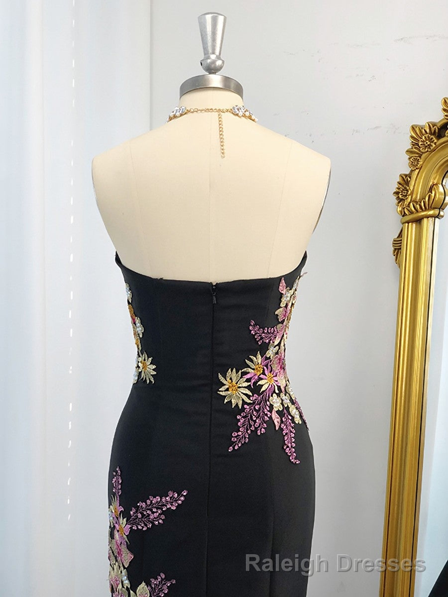 Mermaid Sweetheart Beading Floor-Length Satin Dress