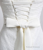 Mermaid Sweetheart Lace Rhinestone Long Wedding Dresses