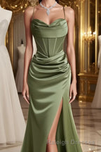 Mermaid Sweetheart Neck Lavender Long Prom Dress,Formal Evening Dress