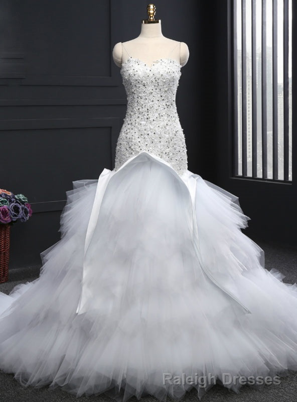 Mermaid Sweetheart Sleeveless Wedding Gowns Bridal Wedding Dress Main image