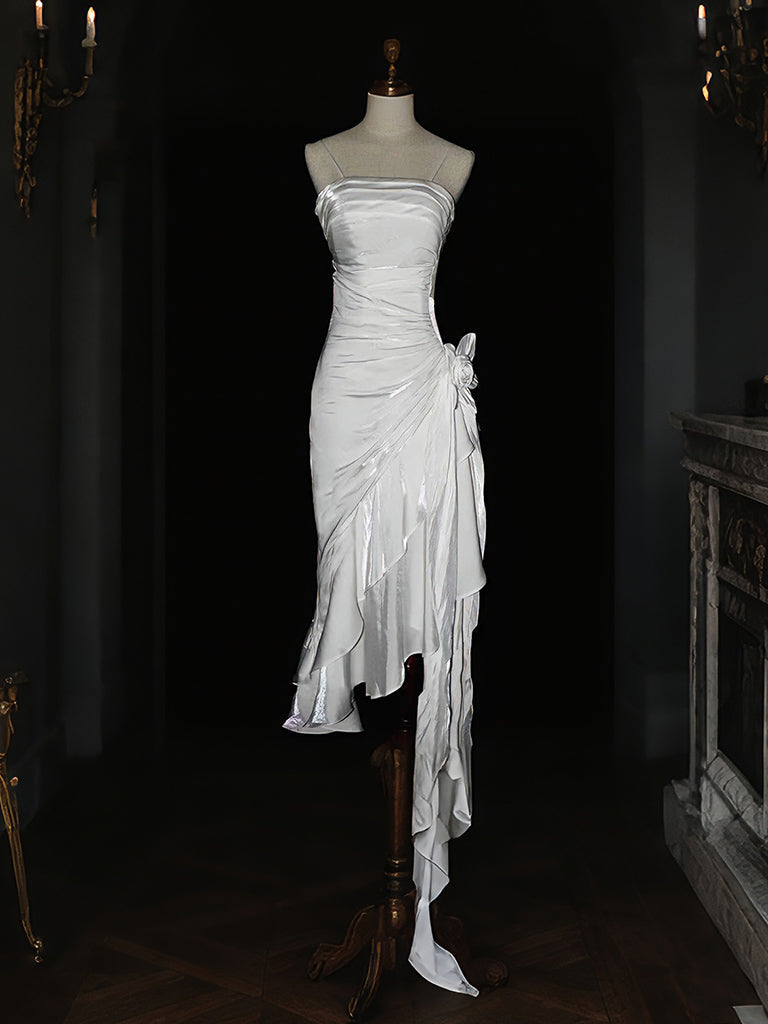 Mermaid Tea Length Vintage Fairy Style Formal Prom Dress