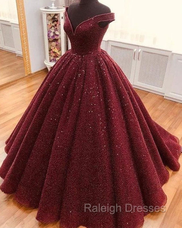 Mexican Quinceanera Dresses Ball Gown Sequin Off Shoulder