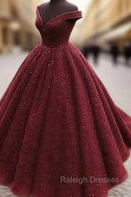 Mexican Quinceanera Dresses Ball Gown Sequin Off Shoulder