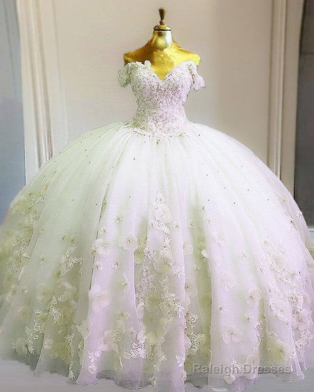 Mexican Style Floral Flowers Quinceanera Dresses Off The Shoulder Secondary image