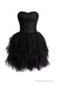 Mini Princess Strapless Homecoming Dresses Short Prom Dresses