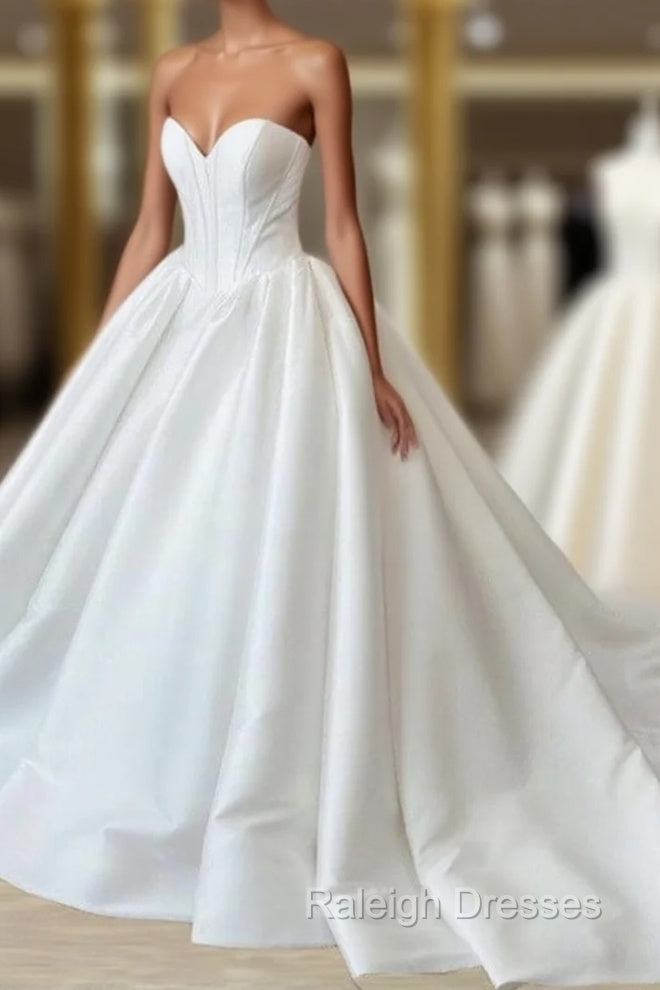 Minimalist Corset Satin Wedding Dress Main image