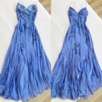 Modest A-Line Spaghetti Straps Prom Dress 21Th Birthday Outfits