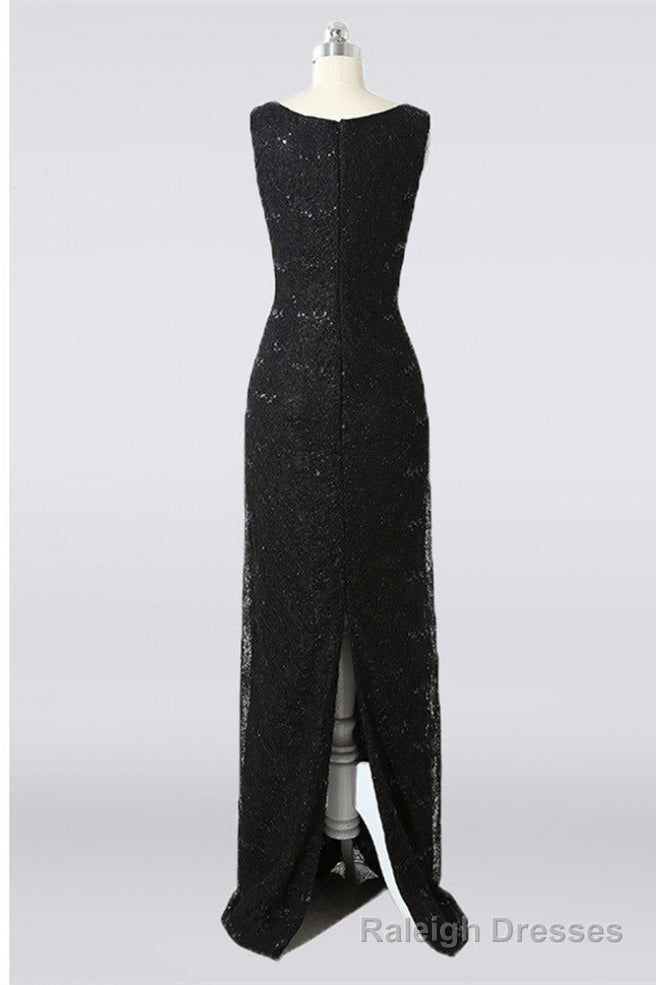 Modest Long Black Lace Mother Of The Bride Secondary image