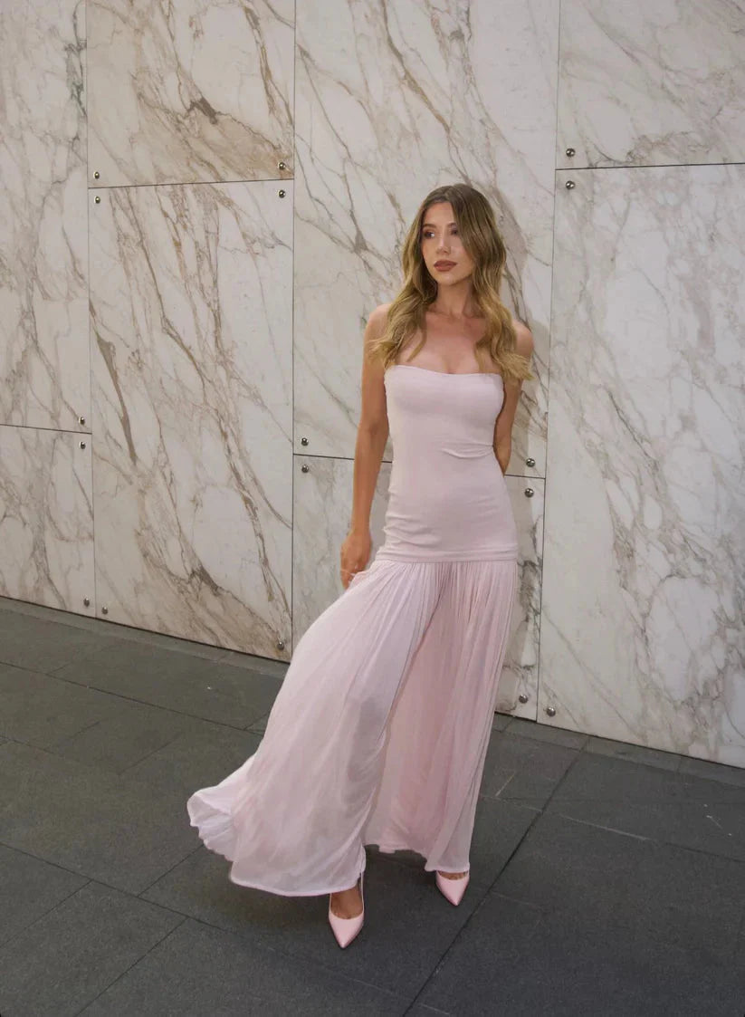 Modest Mermaid Pink Prom Dress Long Prom Graduation Prom Dresses Prom Dresses