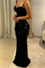 Modest Mermaid Spaghetti Straps Light Sky Blue Prom Dress Long Prom Dresses 21St Birthday Outfits Graduation Dresses