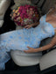 Modest Mermaid Spaghetti Straps Light Sky Blue Prom Dress Long Prom Dresses 21St Birthday Outfits Graduation Dresses