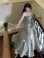 Modest Mermaid Spaghetti Straps Prom Dress Long Birthday Prom Dresses Prom Gown