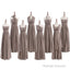 Most Popular Convertible Pleats Chiffon Gray Simple  Cheap Long Bridesmaid Dresses For Wedding Party,