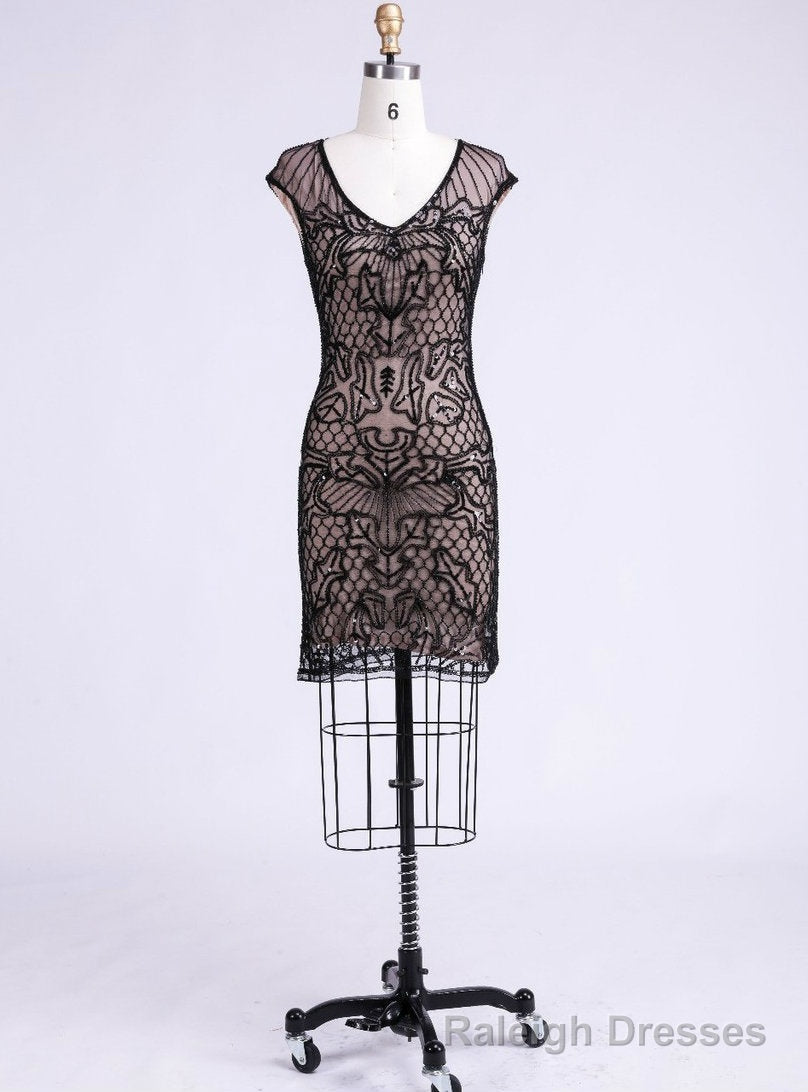 Mother of the bride dresses New design Sexy with V-Neck Cap Sleevess Main image