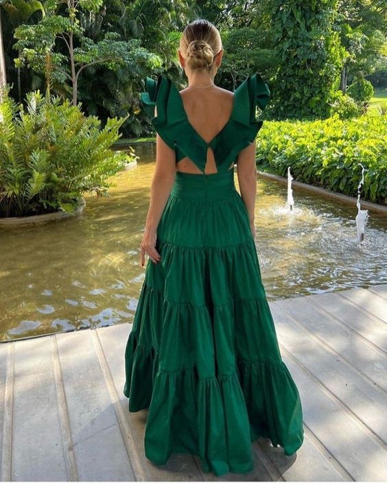 New Arrive Green Prom Dresses Prom Gowns Long Prom Dress