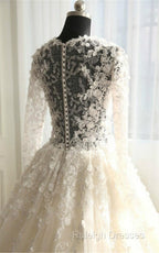 New Style Wedding Dresses Long Sleeves Bride Dresses Bridal Gown Dress For Brides