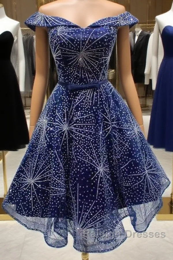 Off Houlder Bridesmaid Dresses Sequin Prom Dresses Short Homecoming Dresses Custom Made