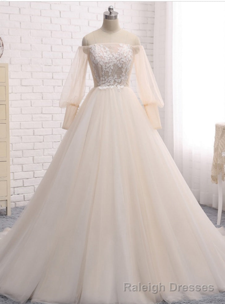 Off Shoulder Bridal Dress Applique Bridal Dress High Quality Wedding Dress Main image