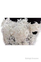 Off-Shoulder Knee Length Organza Lace Homecoming Dress With Beads