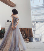 Off Shoulder Long Sweetheart Lace Applique Prom Dress Party Dress, Floor Length Evening Dresses