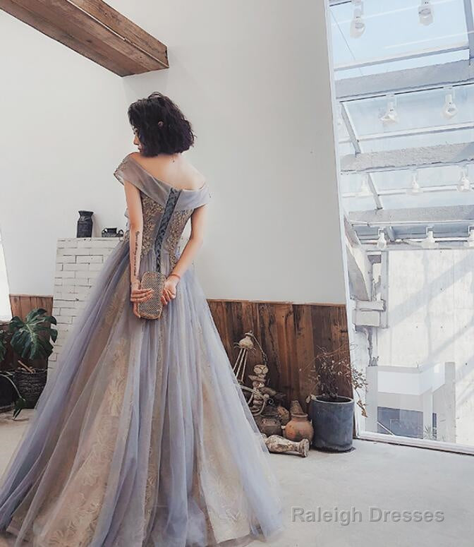 Off Shoulder Long Sweetheart Lace Applique Prom Dresseses Floor Length Prom Dress