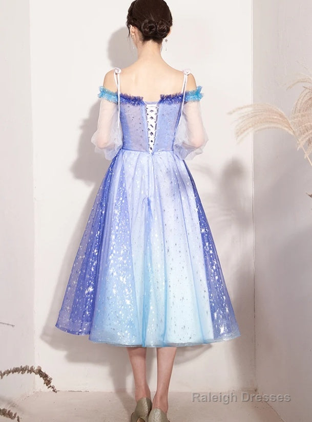 Off Shoulder Tulle Homecoming Dress Secondary image