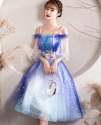 Off Shoulder Tulle Homecoming Dress