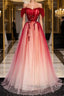 Off The Shoulder Burgundy Prom Dresses, Wine Red Off Shoulder Formal Graduation Dresses