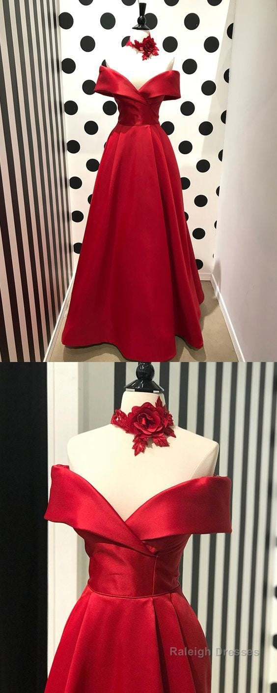 Off The Shoulder Evening Dress Floor Length Long Prom Dress Main image