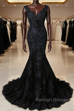 Off-The-Shoulder Long Wedding Dress With Applique