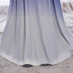 Off the Shoulder Purple Ombre Long Prom Dress Off the Shoulder Purple Prom Dresses with Corset Back