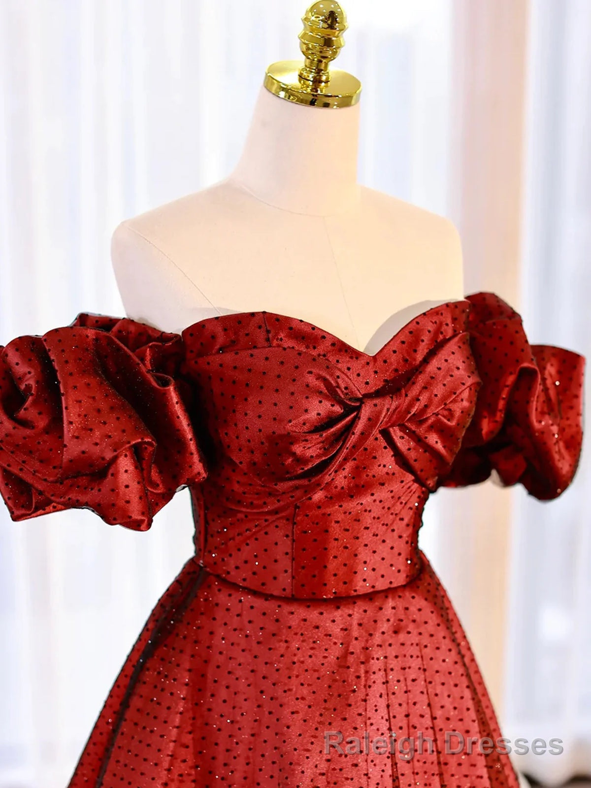Off the Shoulder Red Long Prom Dresses, Off Shoulder Red Long Formal Prom Dresses