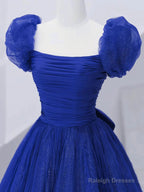 Off The Shoulder Royal Blue Long Prom Dress Royal Blue Long Prom Dress