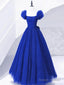 Off The Shoulder Royal Blue Long Prom Dress Royal Blue Long Prom Dress