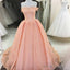 Off The Shoulder Tulle Quinceanera Dresses Lace Appliques Ball Gowns